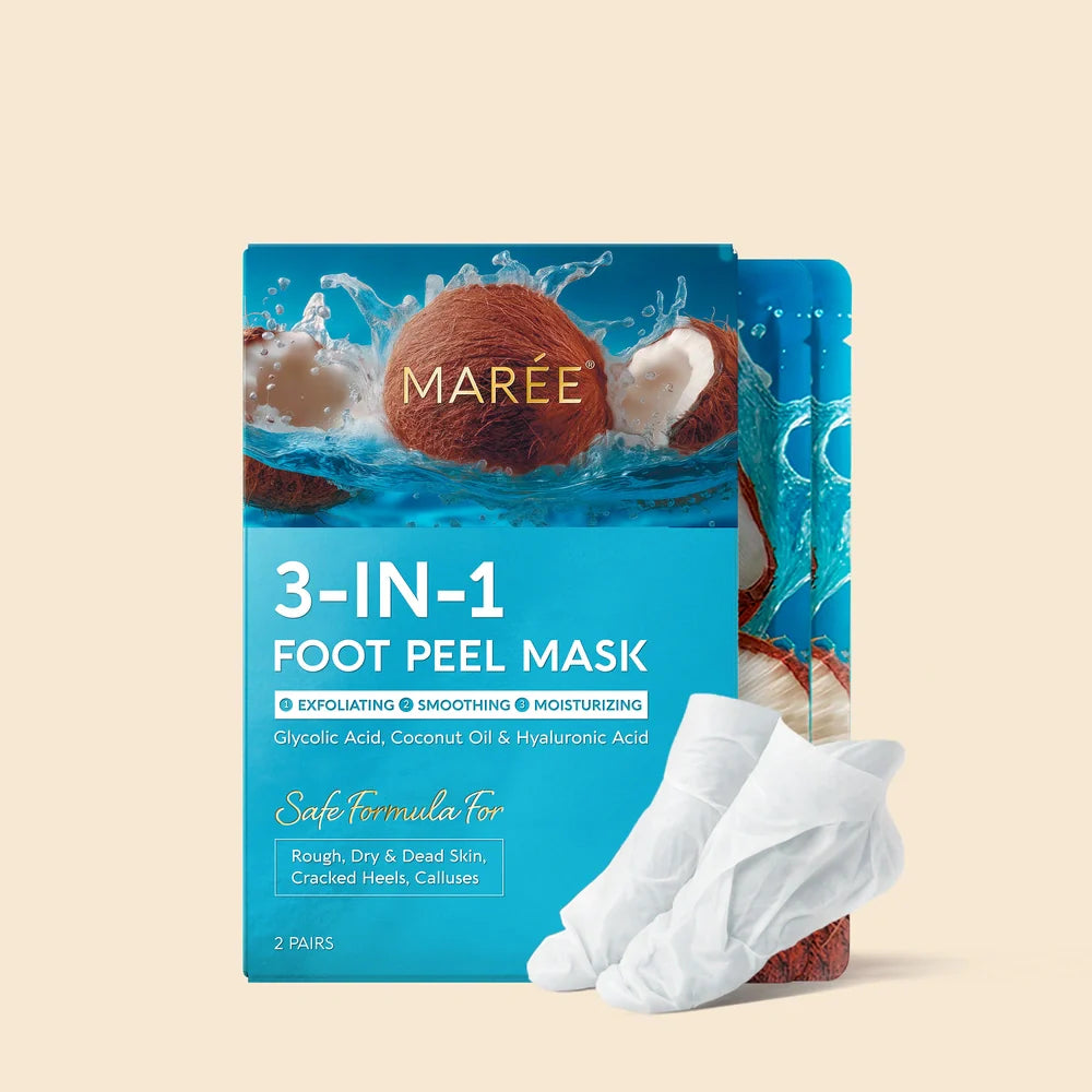 Maree Exfoliating & Hydrating Foot Mask — main product shot