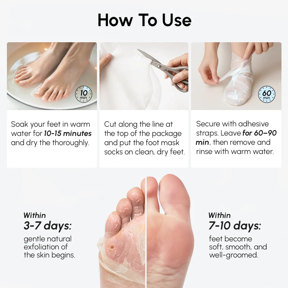 Maree Exfoliating & Hydrating Foot Mask — alternative angle