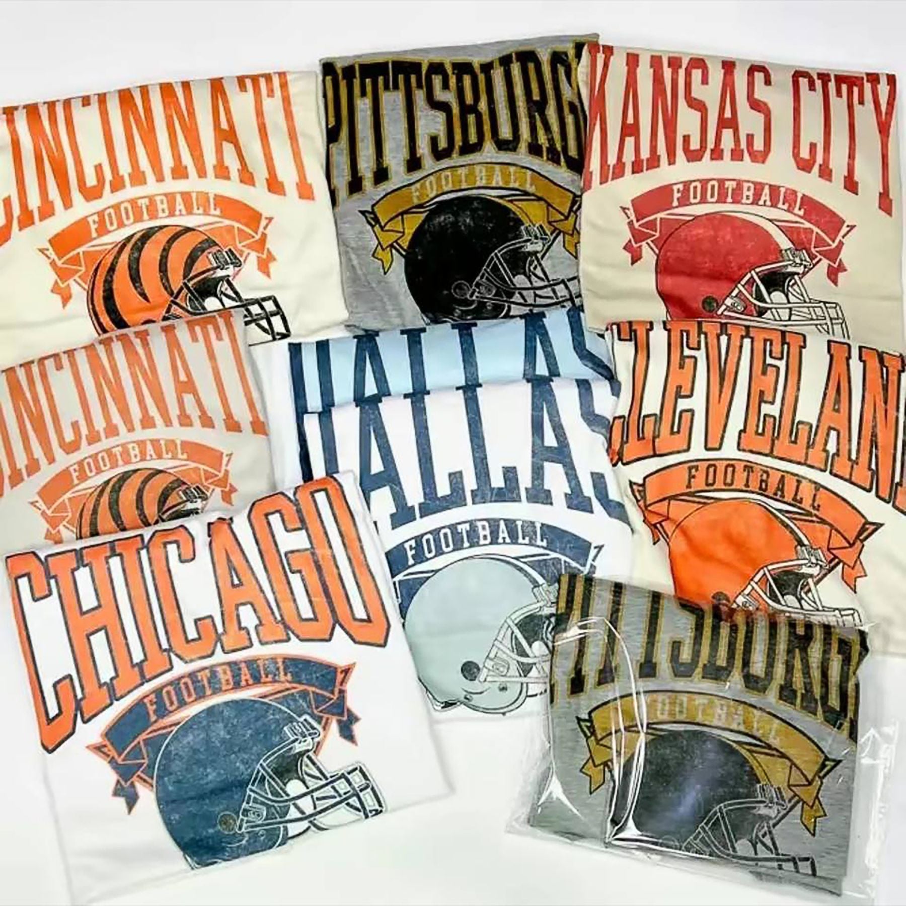 Pasimax Football Fan Graphic T-Shirt - Customizable Team Apparel — main product shot
