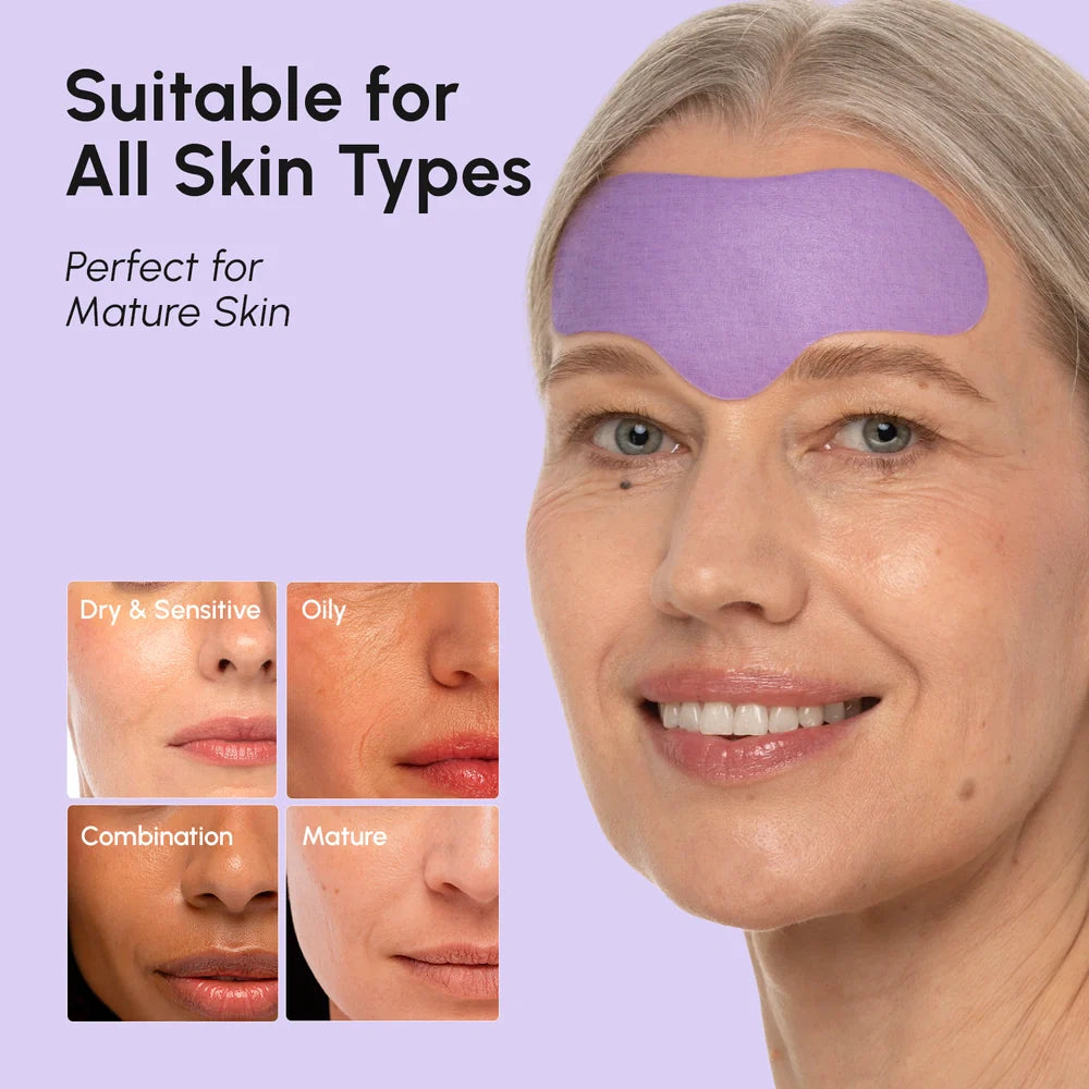 Maree Anti-Wrinkle Forehead Patches — back view