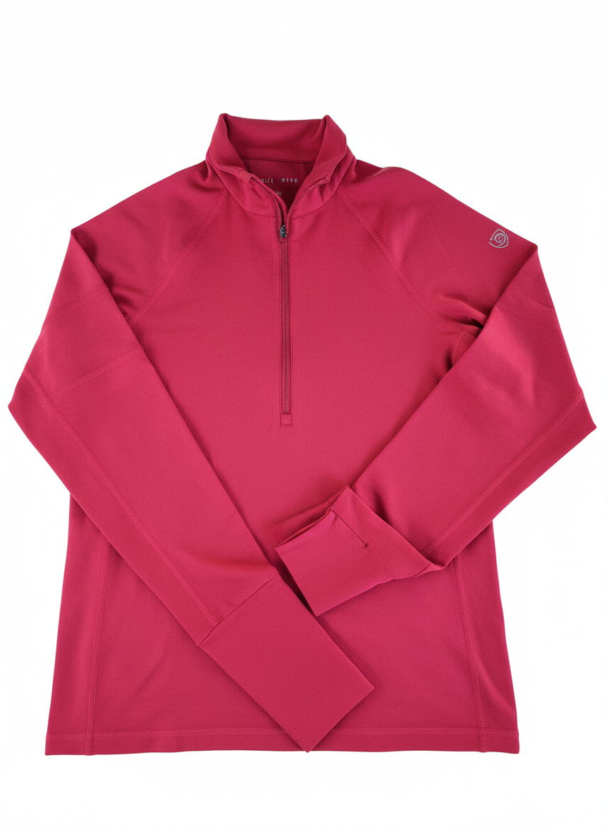 Goal Five Foudy Mid-Weight Long Sleeve ½ Zip Top — side view