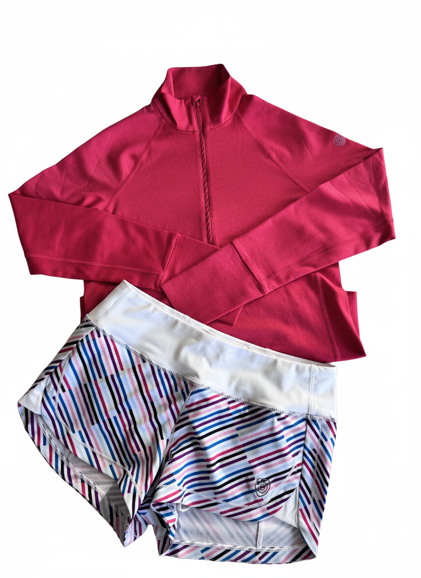 Foudy Mid-Weight Long Sleeve ½ Zip Top – Goal Five, view 8
