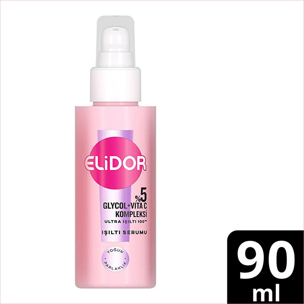 Elidor Ultra I_õltõ 100 I_õltõ Serum - Intense Shine Hair Serum for Dry, Damaged Hair - 3.04 fl oz