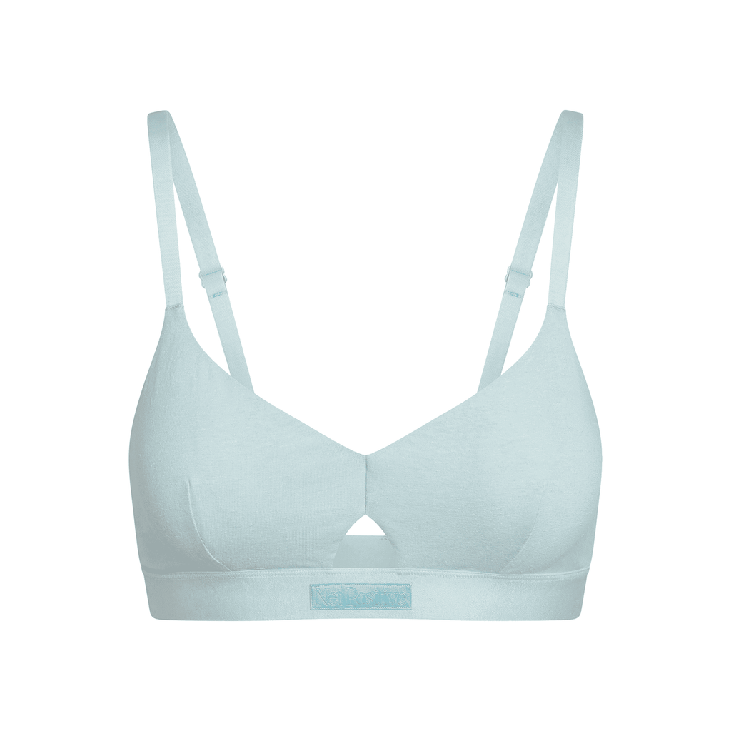 Net Positive Keyhole Bra — back view