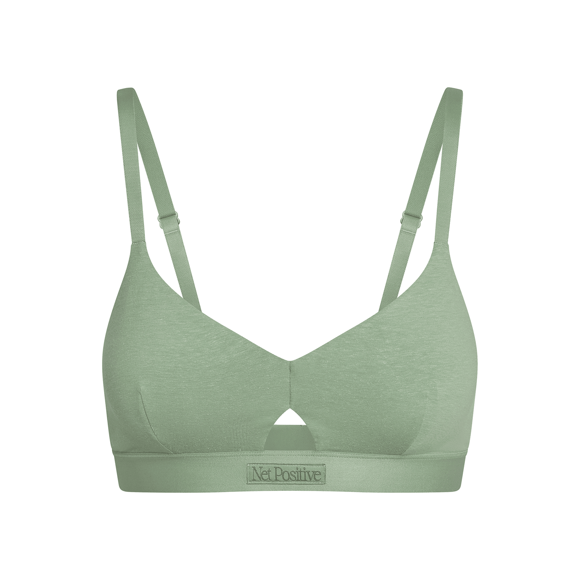 Net Positive Keyhole Bra — back view