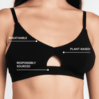 Net Positive Keyhole Bra — alternative angle