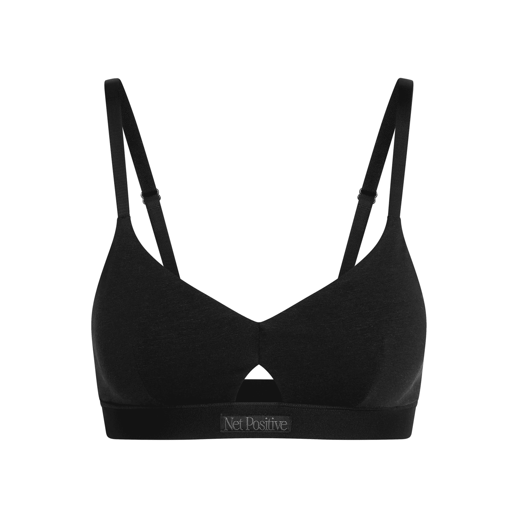Net Positive Keyhole Bra — back view