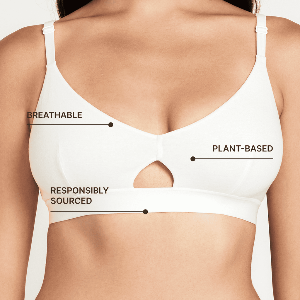Net Positive Keyhole Bra — alternative angle