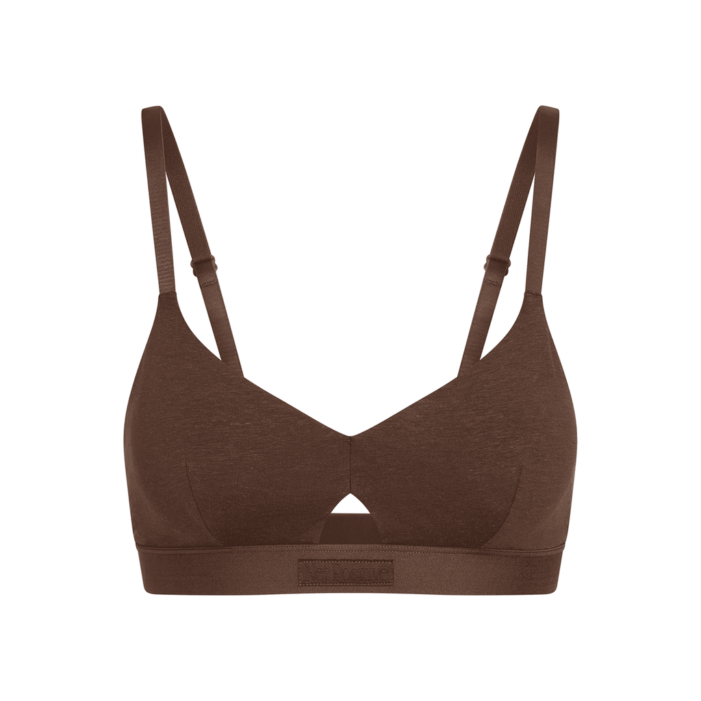Net Positive Keyhole Bra — back view
