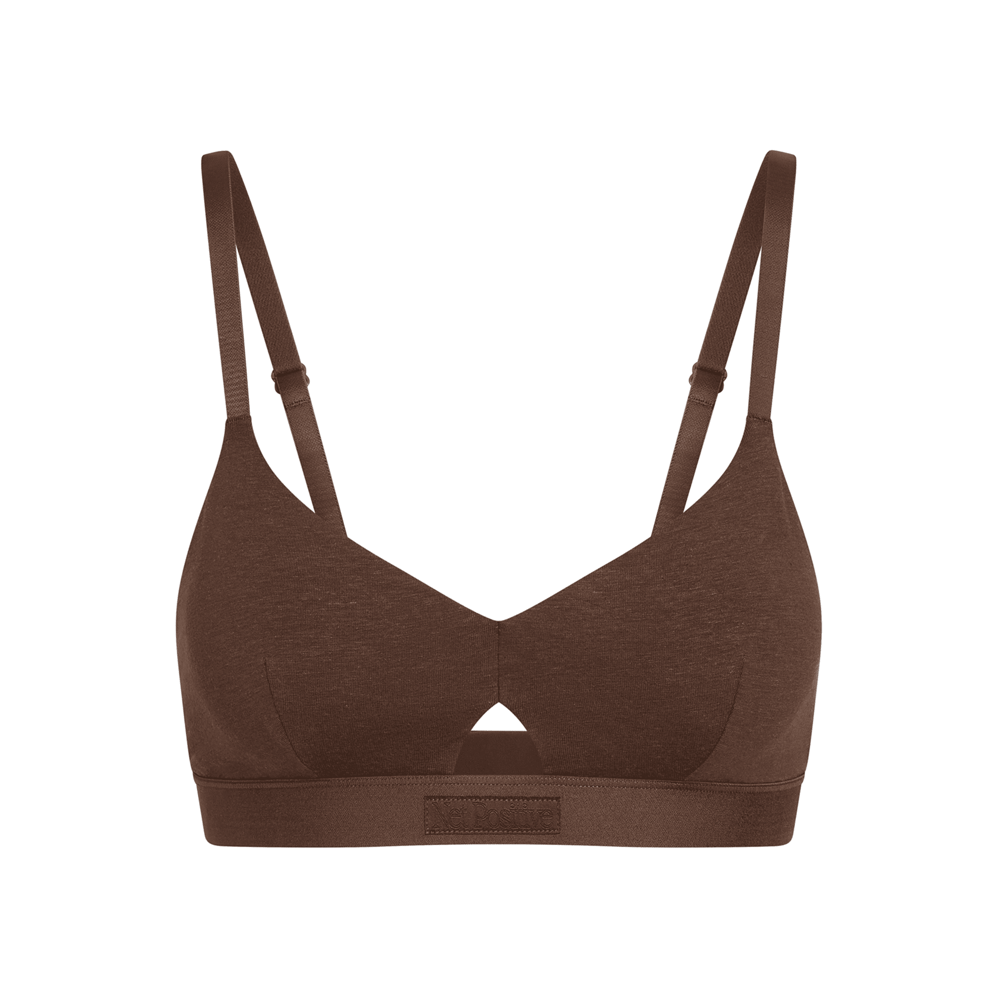 Net Positive Keyhole Bra — back view