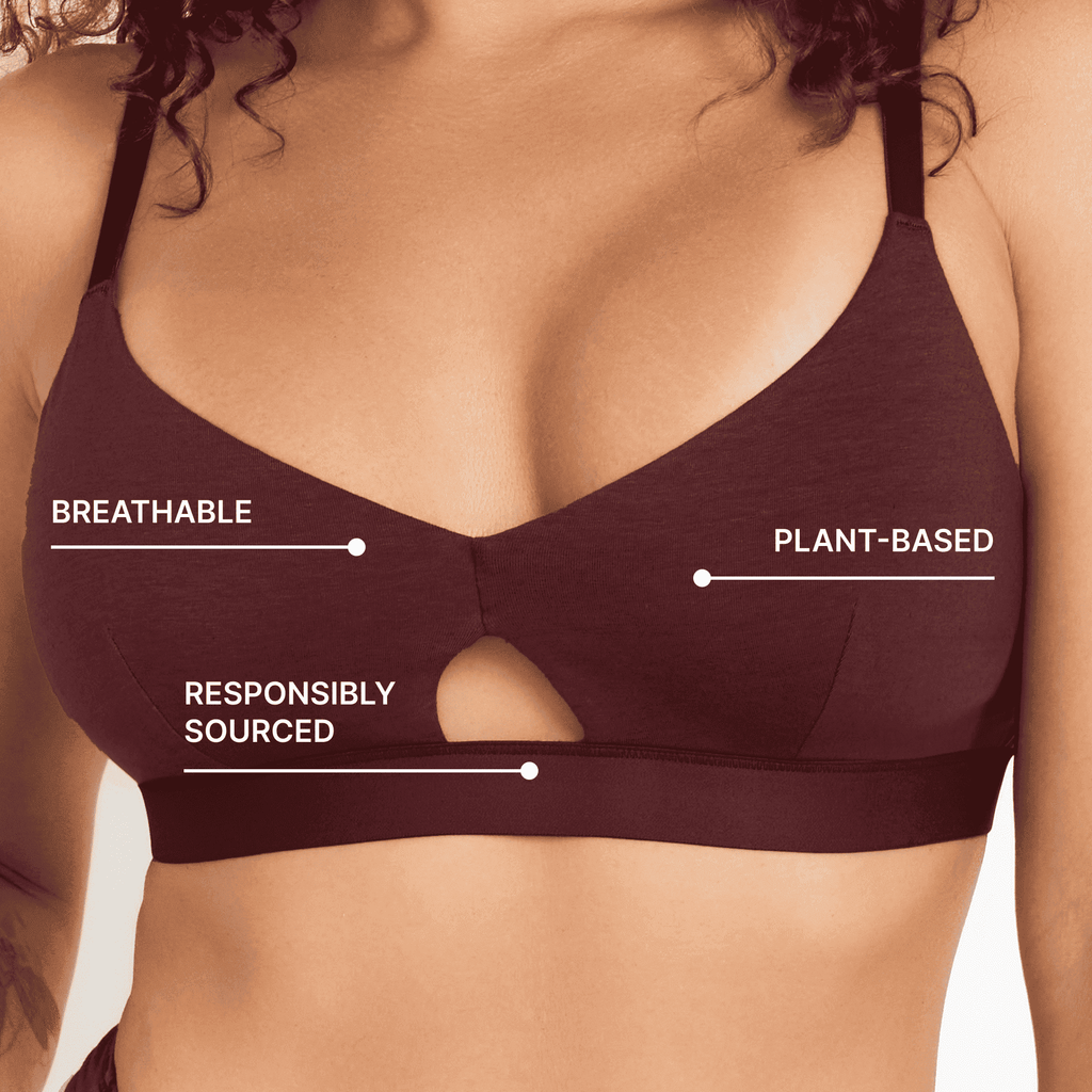 Net Positive Keyhole Bra — alternative angle