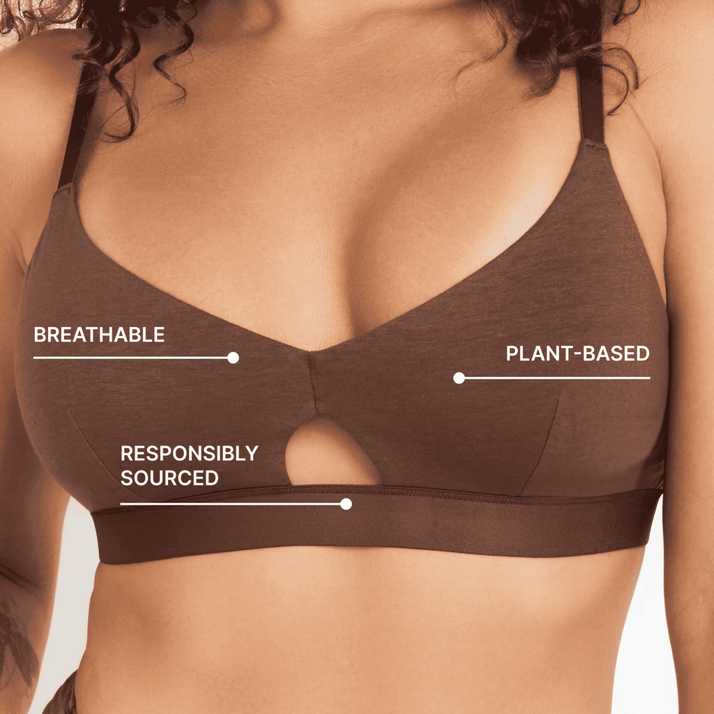 Net Positive Keyhole Bra — alternative angle