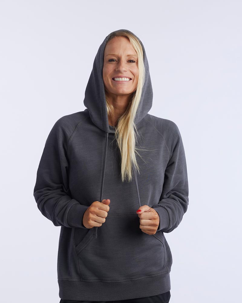 Goal Five Freasy Women's Relaxed Fit Hoodie — back view