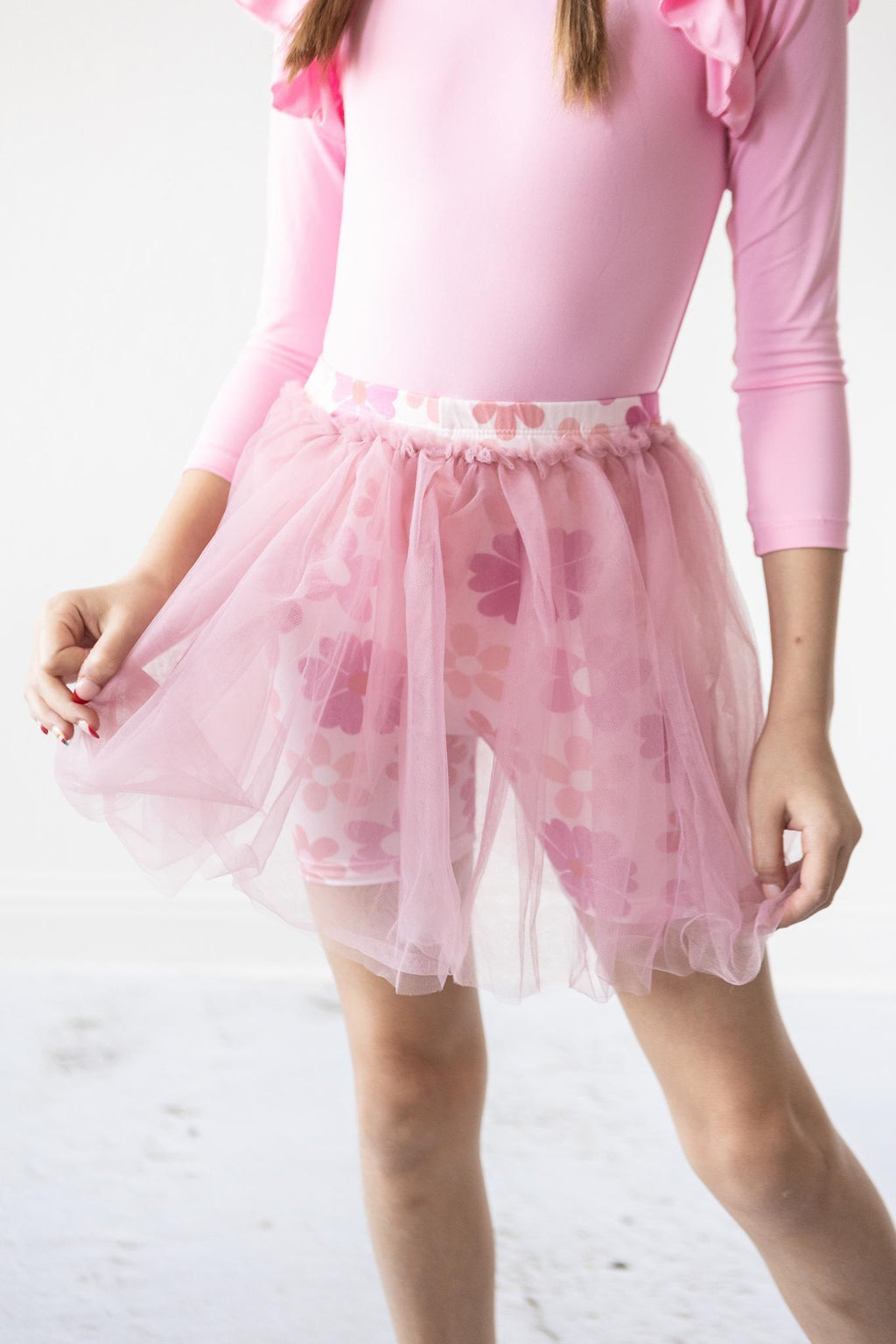 Mila & Rose ® Free Falling Tutu Shorts — side view