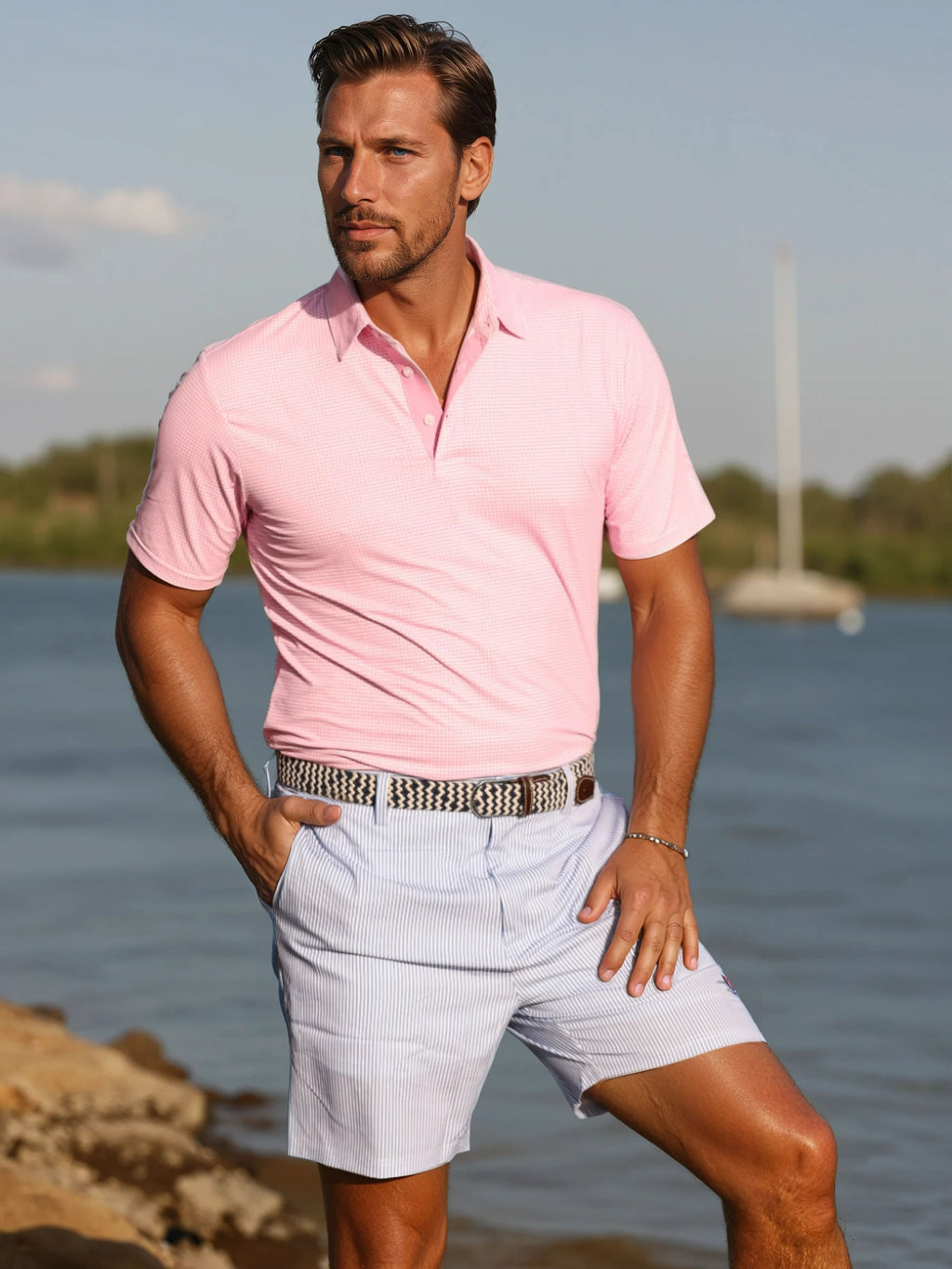 White Water Life Freeport Short Effortless Performance — lifestyle worn / used context