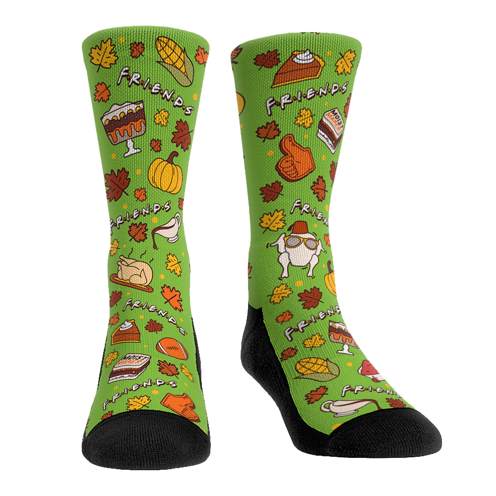 Rock 'Em Socks Rock 'Em Socks Friends - Thanksgiving All-Over — main product shot