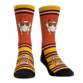 Rock 'Em Socks Friends - Turkey Day Stripes