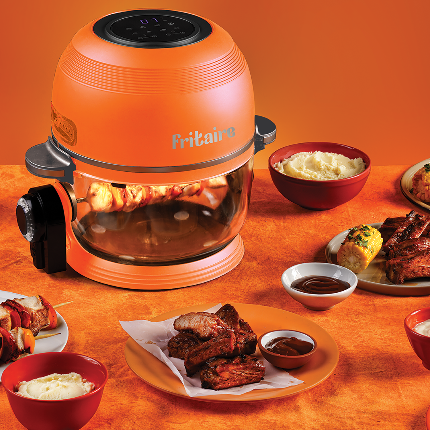 Self-Cleaning Air Fryer™ & Non-Toxic Air Fryer™ - Orange – Fritaire, view 16