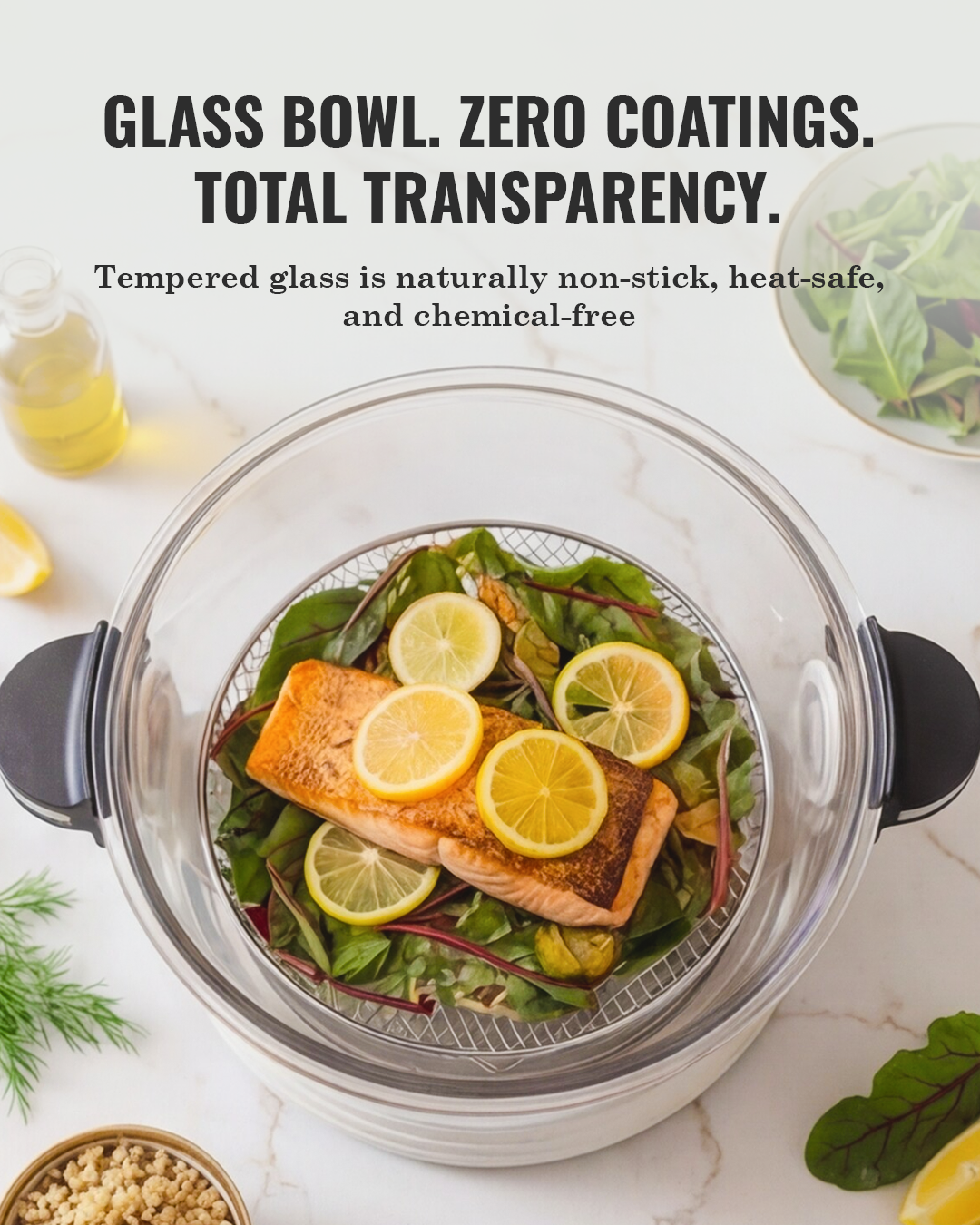 Self-Cleaning Air Fryer™ & Non-Toxic Air Fryer™ - Lavender – Fritaire, view 12