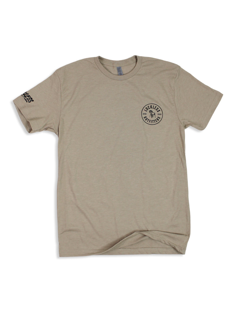 Luckless Outfitters Bad Day To Be A Beer Tee — side view