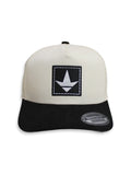 Luckless Outfitters Logo Suede Bill Snapback Hat — main product shot