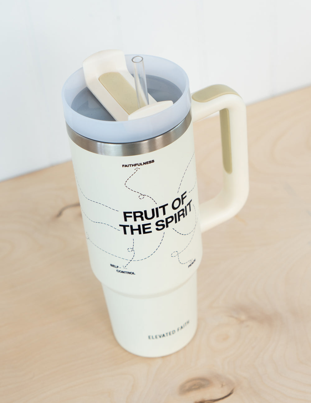 Elevated Faith Fruit of the Spirit 30 oz Tumbler — alternative angle