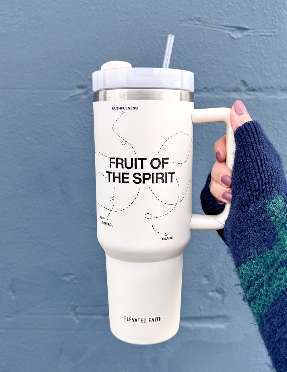 Elevated Faith Fruit of the Spirit 40 oz Tumbler — detail shot 6