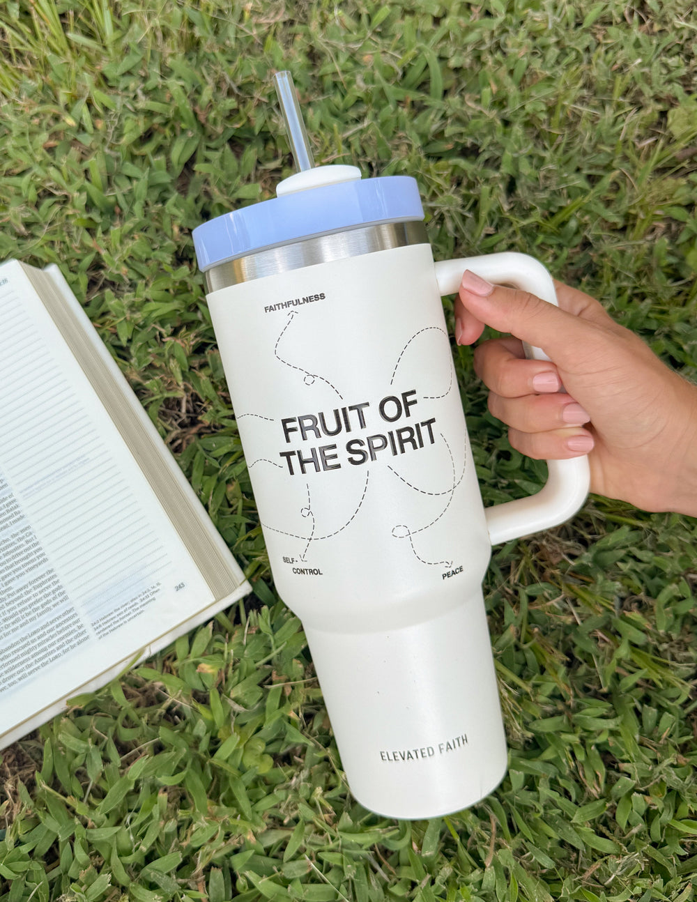 Elevated Faith Fruit of the Spirit 40 oz Tumbler — detail shot 7