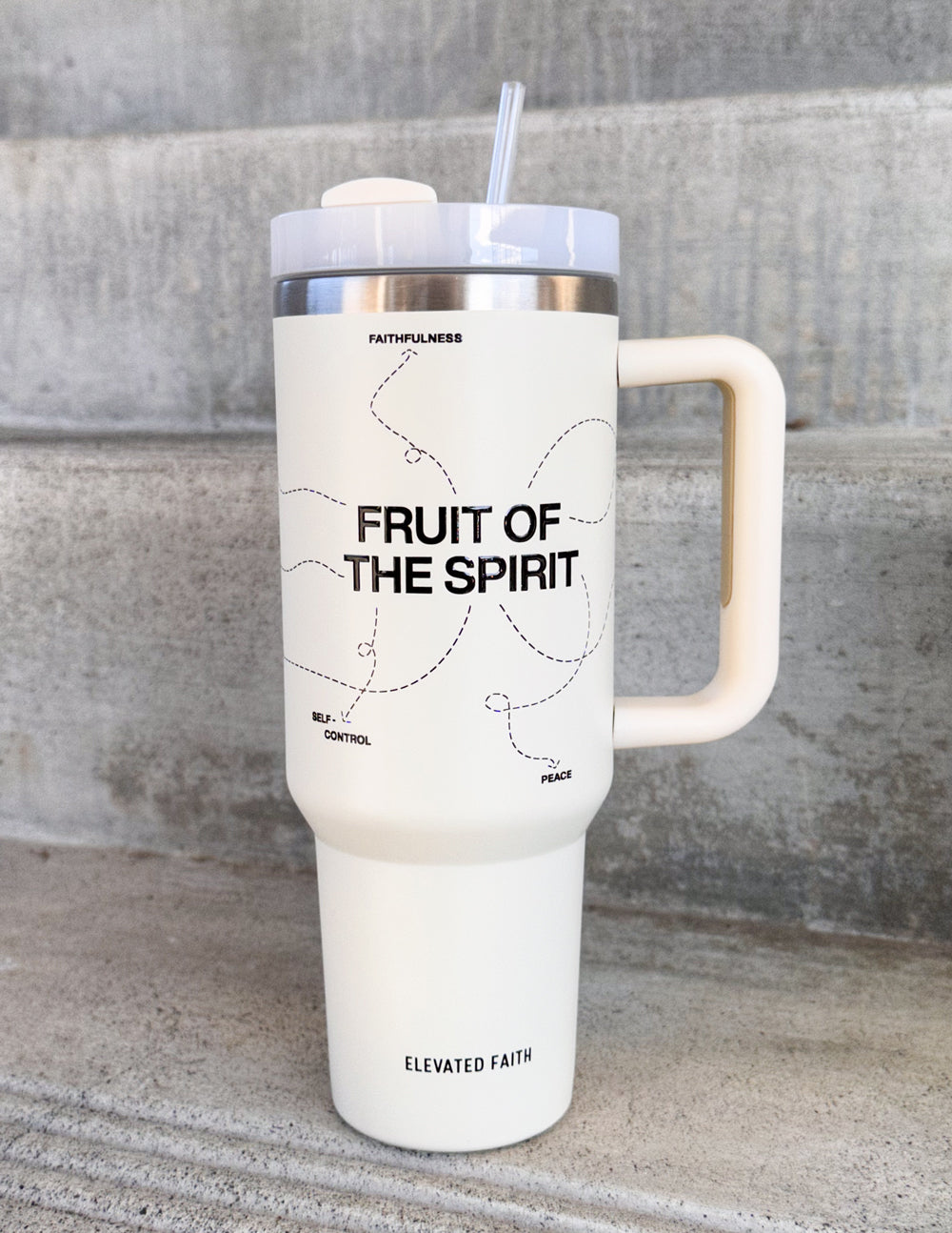 Elevated Faith Fruit of the Spirit 40 oz Tumbler — detail shot 9