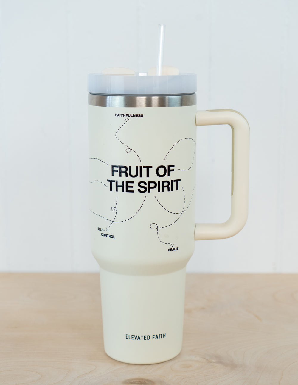 Elevated Faith Fruit of the Spirit 40 oz Tumbler — comparison shot