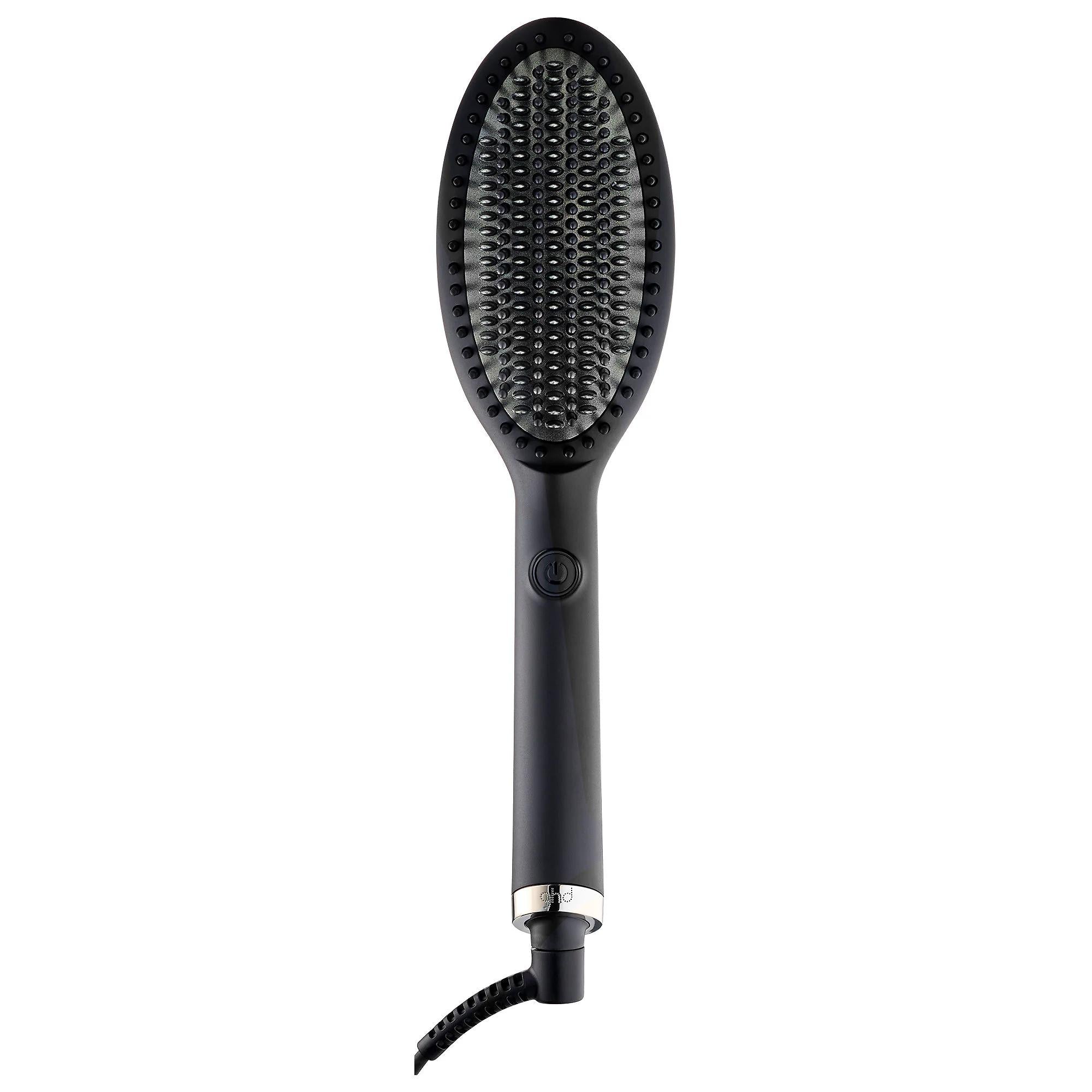 ghd Glide Smoothing Hot Brush - Ceramic Hair Smoothing Tool for Dry Hair, Frizz Eliminating Hair Tool