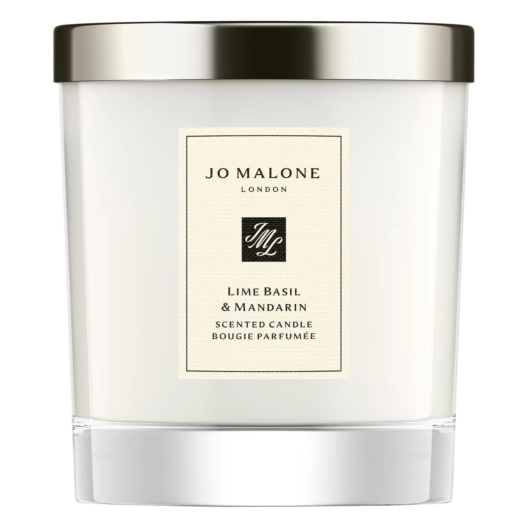 Jo Malone London Lime Basil & Mandarin Scented Candle - Luxury Home Fragrance, Long-Lasting Candle