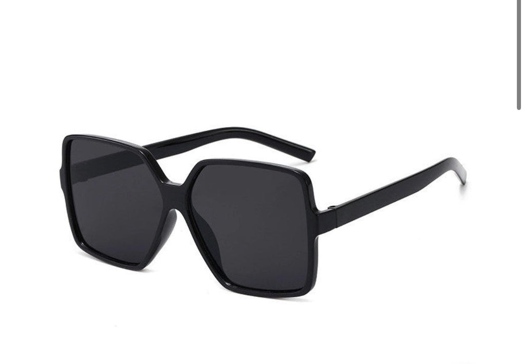 Pretty Little Patriot Retro Gradient Square Frame Sunglasses — back view