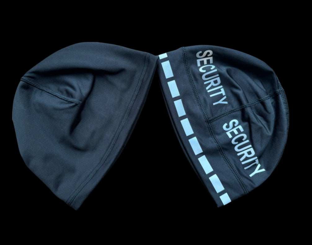 VisiBlue Reversible Beanie- Black SECURITY — VisiBlue tactical gear for law enforcement