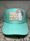 Pretty Little Patriot Pretty Little Patriot God Vibes Trucker Hat — detail shot 8
