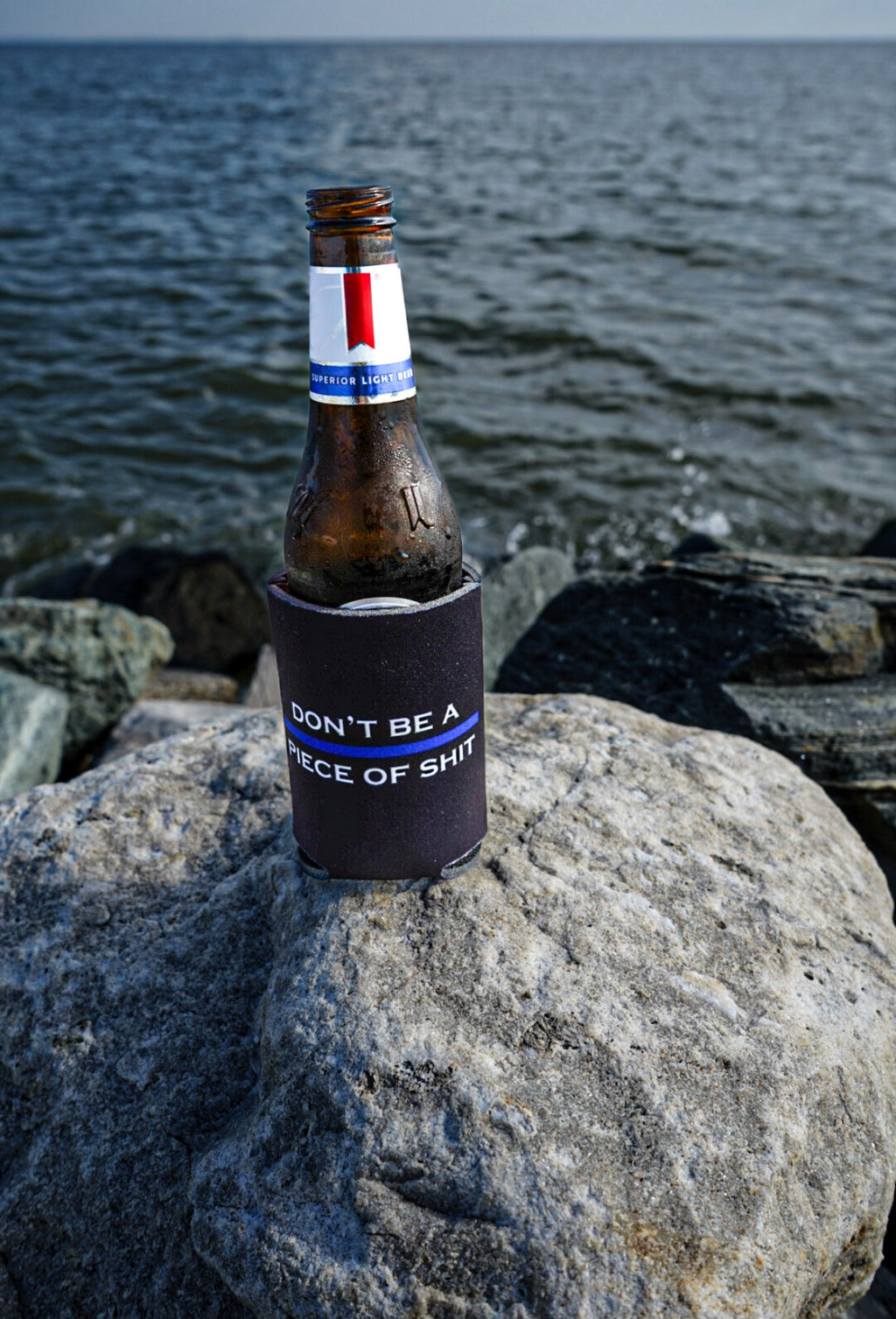 VisiBlue DBAPOS KOOZIE — lifestyle context