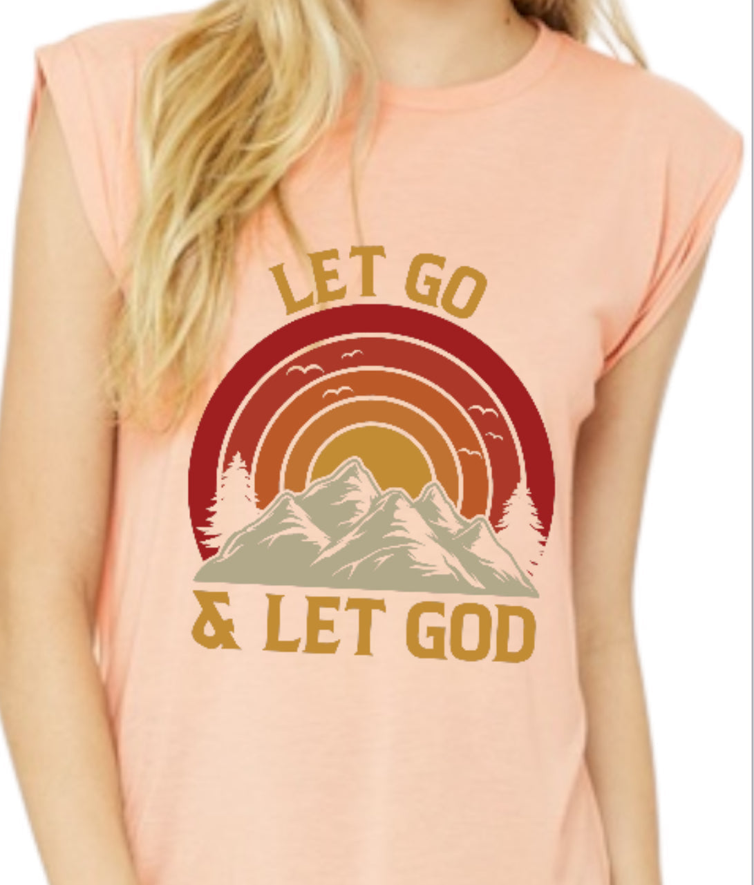 Pretty Little Patriot Pretty Little Patriot Let Go & Let God Graphic — t shirts category context