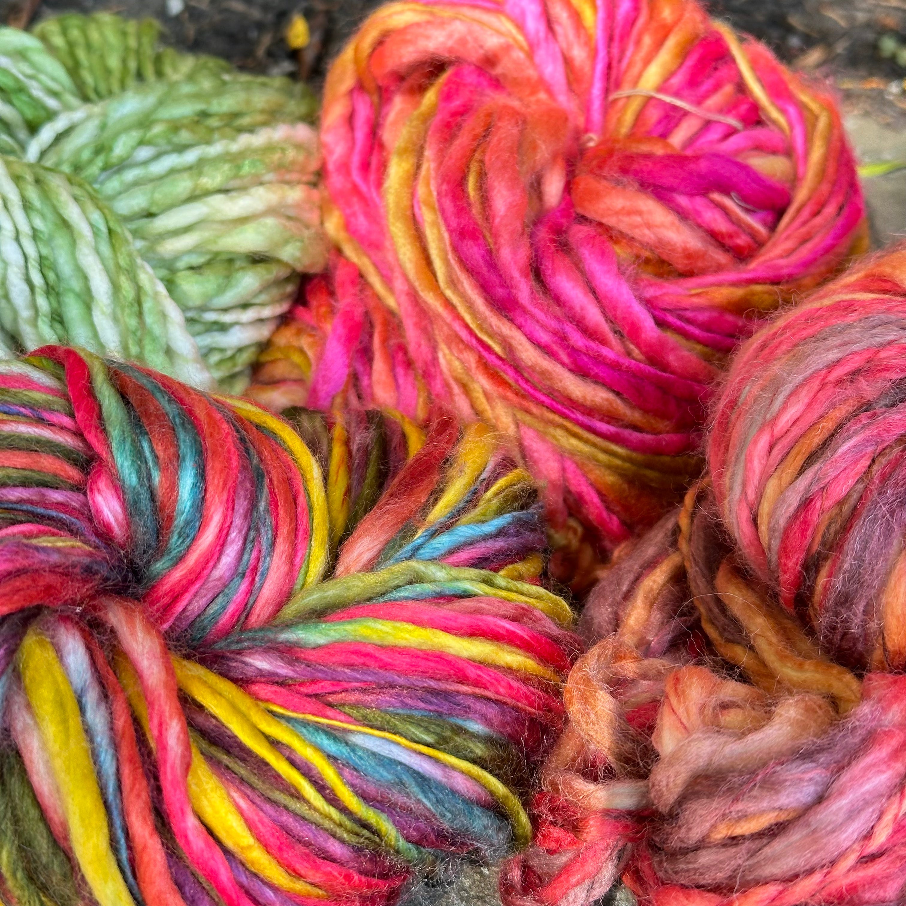 Darn Good Yarn Mystery Yarn Grab Bag — construction detail
