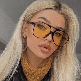 Pretty Little Patriot Hip Hop Color Block Sunglasses