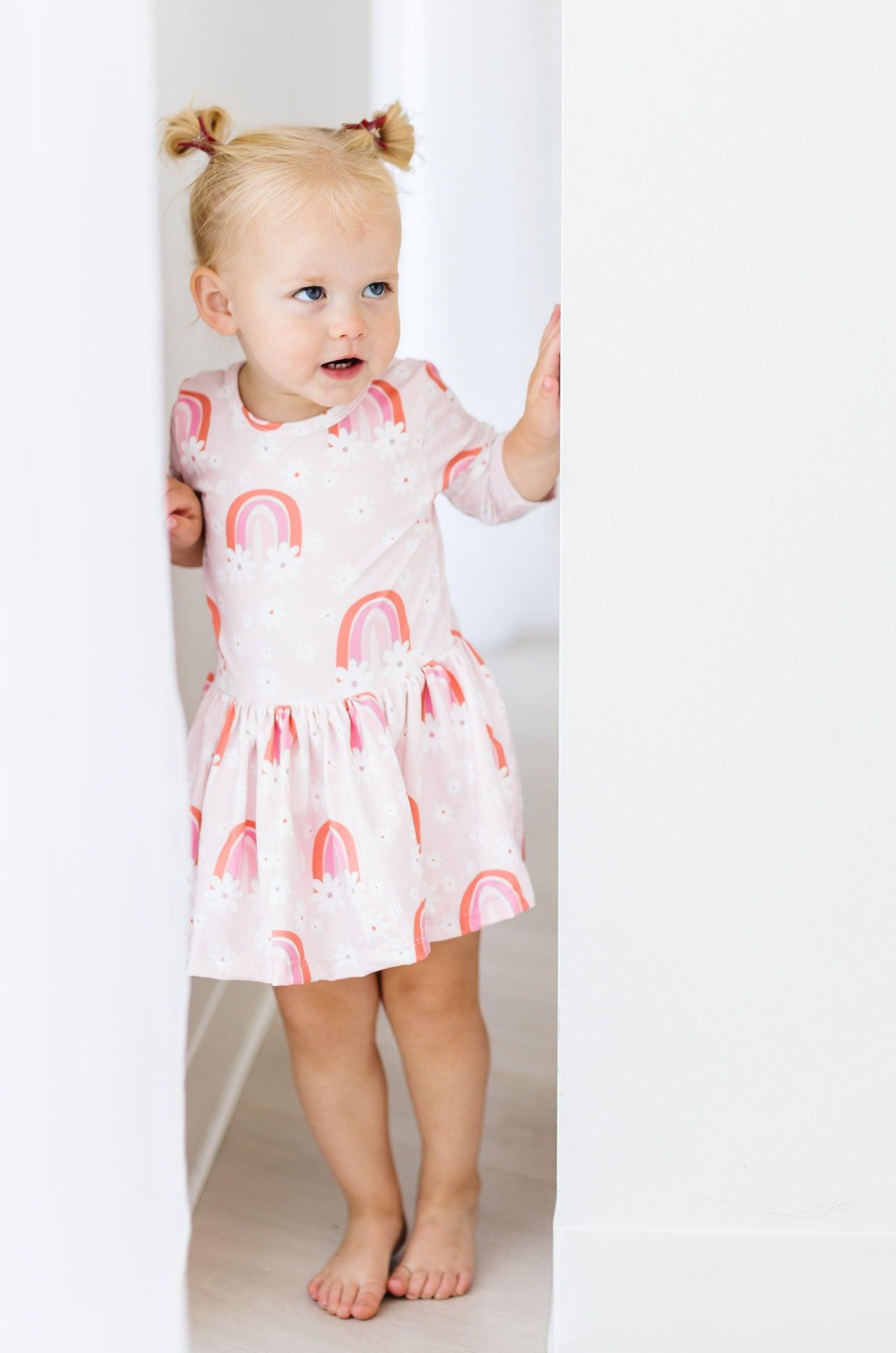 Mila & Rose ® SALE Fun & Flowers Twirl Bodysuit — detail close-up