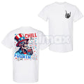 Funny 4th of July Skeleton Graphic Tee – Patriotic Independence Day Alternative Gothic T-Shirt