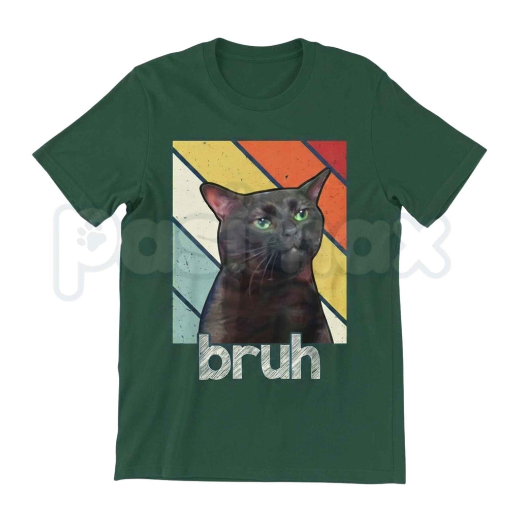 Funny Bros & Cat Meme Graphic Tee – Silly Kitten Humor T-Shirt, Cool Cat Lover Unisex Cotton Apparel for Men & Women