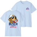 Funny Dog Beer T-Shirt – Golden Retriever with Beer Can Graphic, Remastered Heavy Cotton Drinking Tee, Soft Lived-In Heavyweight Gift for Beer & Dog Lovers, Made in USA