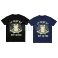 Funny "EFF YOU SEE KAY" Frog Meditation T-Shirt – Witty Zen Sarcasm Graphic Tee, Remastered Heavy Cotton Yoga Frog Top, Soft Lived-In Heavyweight Mindful Humor Shirt, Made in USA