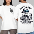 Pasimax Funny Father’s Day T-Shirt - "Came Back With the Milk" Two-Sided Graphic, Humorous Dad Tee — main product shot