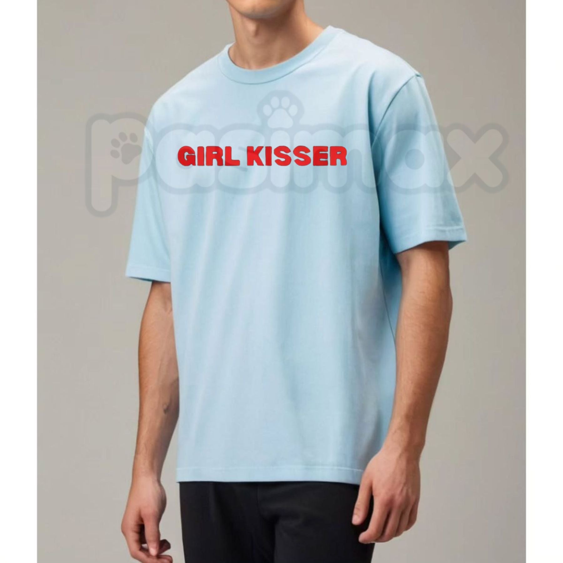 Funny "Girl Kisser" Unisex Pride T-Shirt – Sarcastic LGBTQ+ Bold Graphic Novelty Tee
