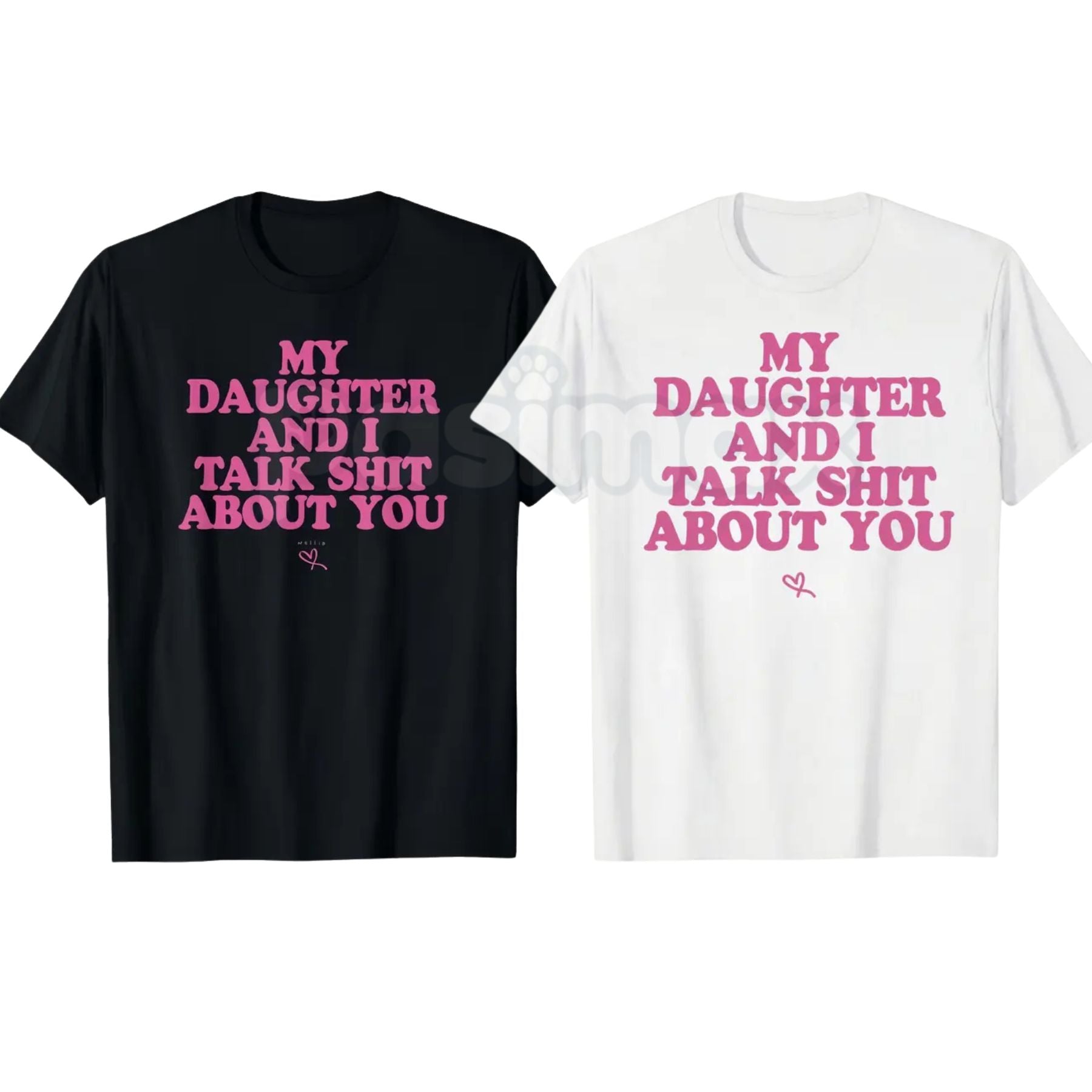 Funny "My Daughter And I Talk About You" T-Shirt – Sarcastic Protective Dad Novelty Quote Graphic Tee