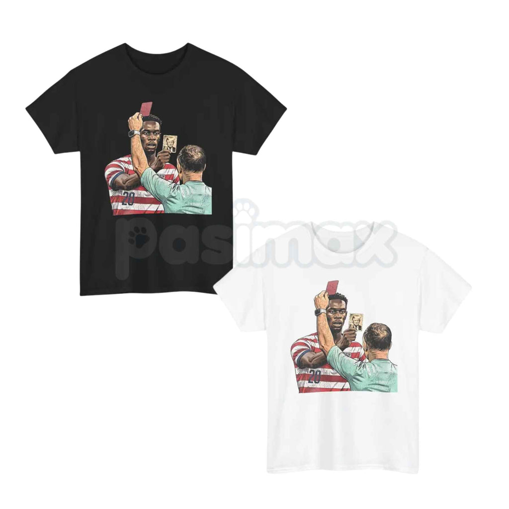 Funny Soccer Red Card Meme Graphic Tee – Football Referee Joke T-Shirt, Humorous Sports Sarcastic Unisex Streetwear Shirt
