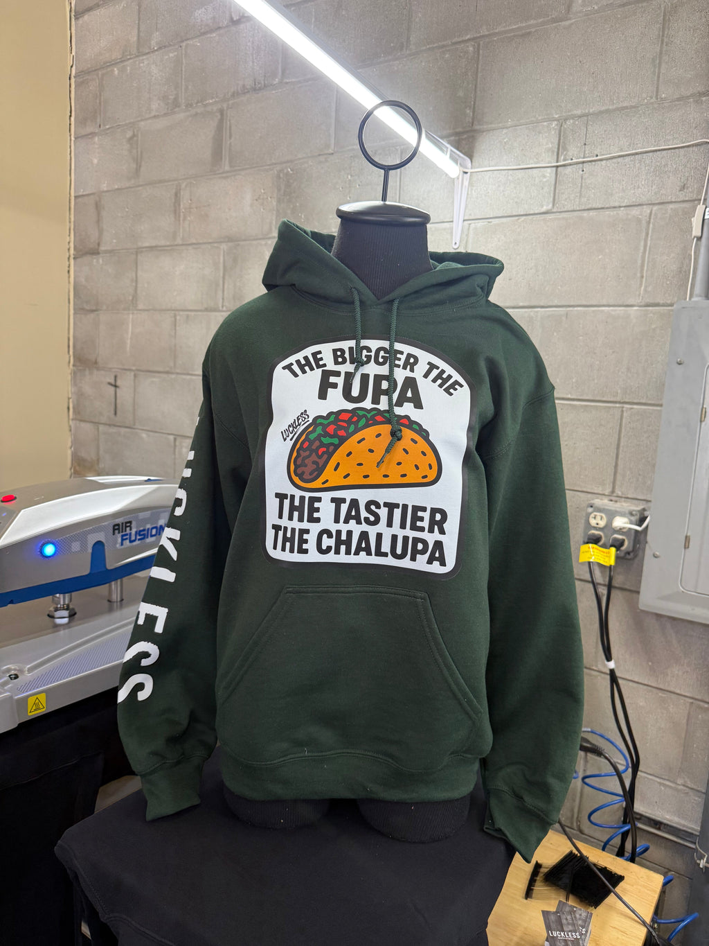 Luckless Outfitters Fupa Chalupa Hoodie — lifestyle context
