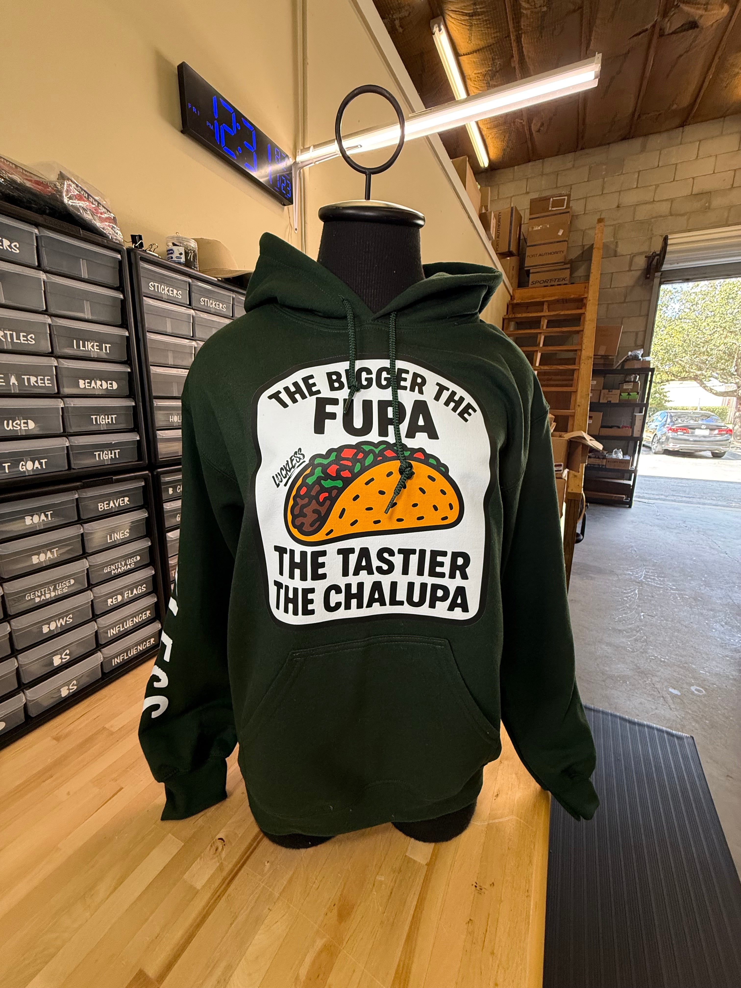 Luckless Outfitters Fupa Chalupa Hoodie — back view